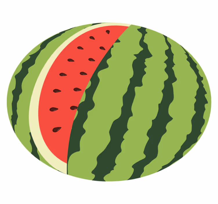 Dywan winylowy do kuchni kawałek arbuza - TenStickers