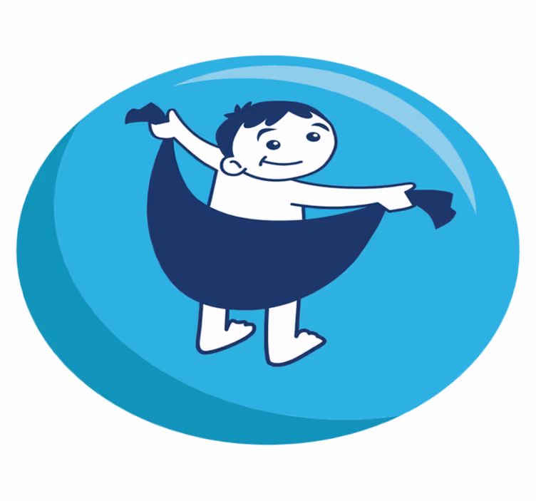 Dziecięcy dywan winylowy radosna zabawa dziecka - TenStickers