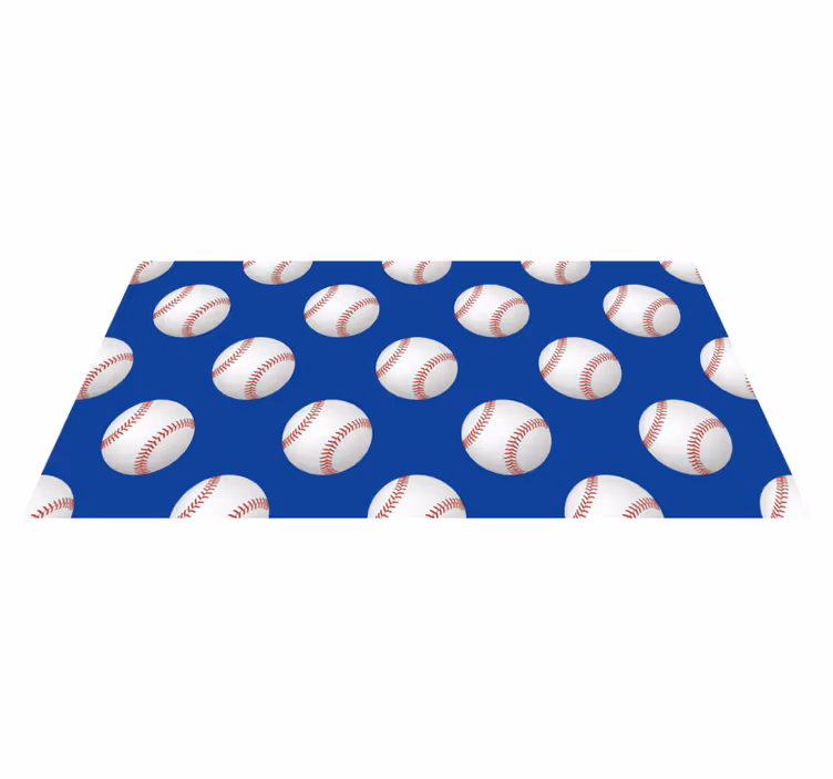 Dywan winylowy z grą motyw baseballowy - TenStickers