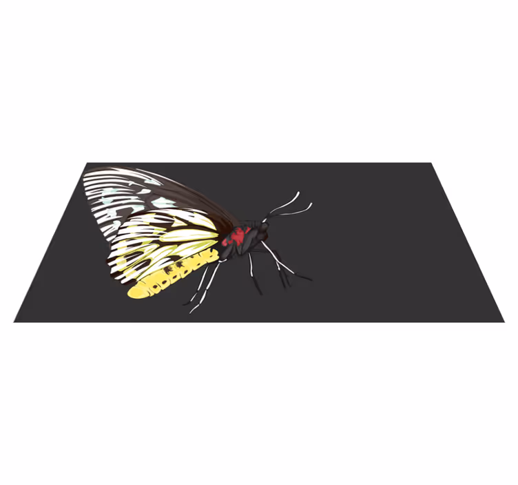 Dywan winylowy natura obrazy motyli - TenStickers