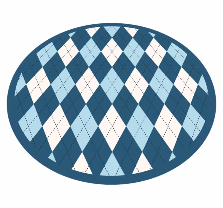 Dywan winylowy wzór geometryczny elegancja diamentów - TenStickers