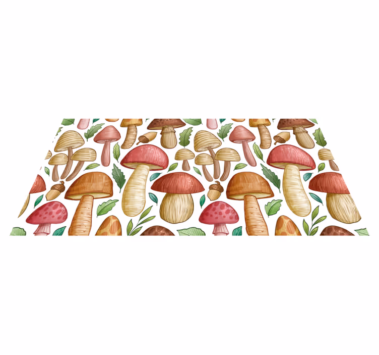 Dywan winylowy natura zabawna odmiana grzyba - TenStickers