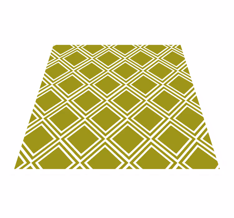 Dywan winylowy wzór geometryczny motyw wzoru diamentowego - TenStickers