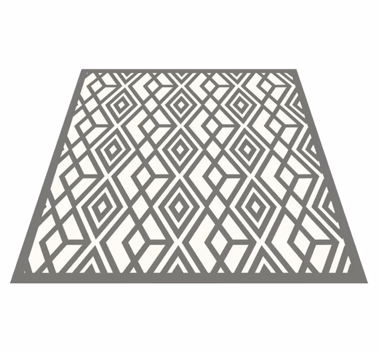 Dywan winylowy wzór geometryczny emblemat diamentowy - TenStickers