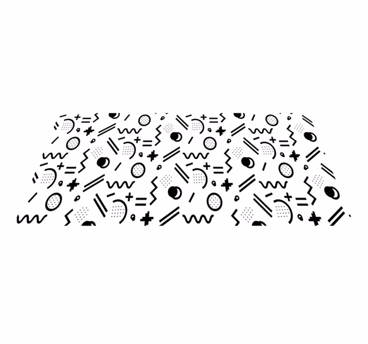 Dziecięcy dywan winylowy dynamiczna gra wzorców - TenStickers