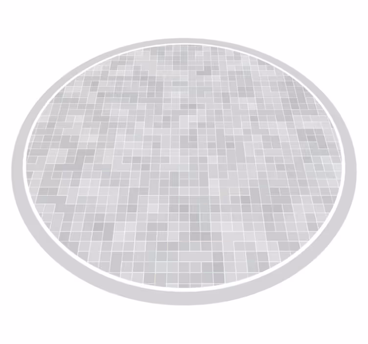 Dywan winylowy do łazienki elegancki wzór mozaiki - TenStickers