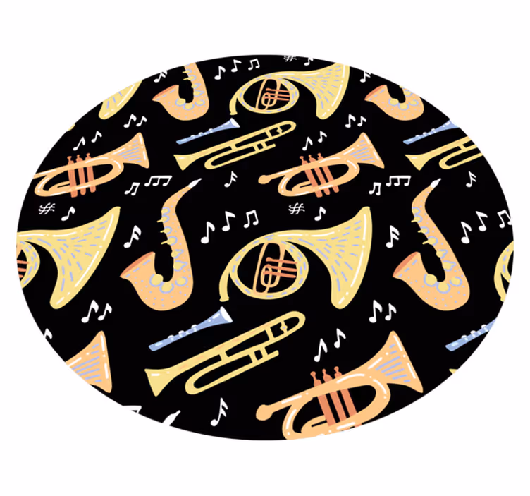 Dziecięcy dywan winylowy pomysł na instrument muzyczny - TenStickers