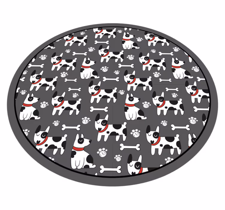 Dziecięcy dywan winylowy zabawne wzory psów - TenStickers