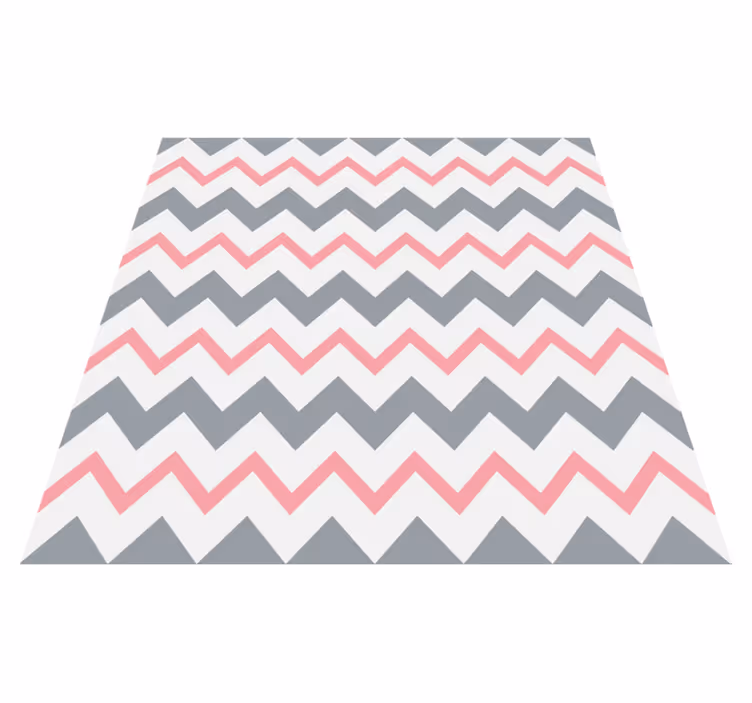 Dywan winylowy dla dziecka w wzór chevron - TenStickers