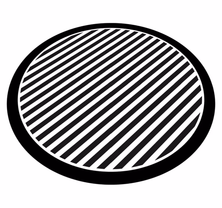 Dywan winylowy w paski jednokolorowe - TenStickers