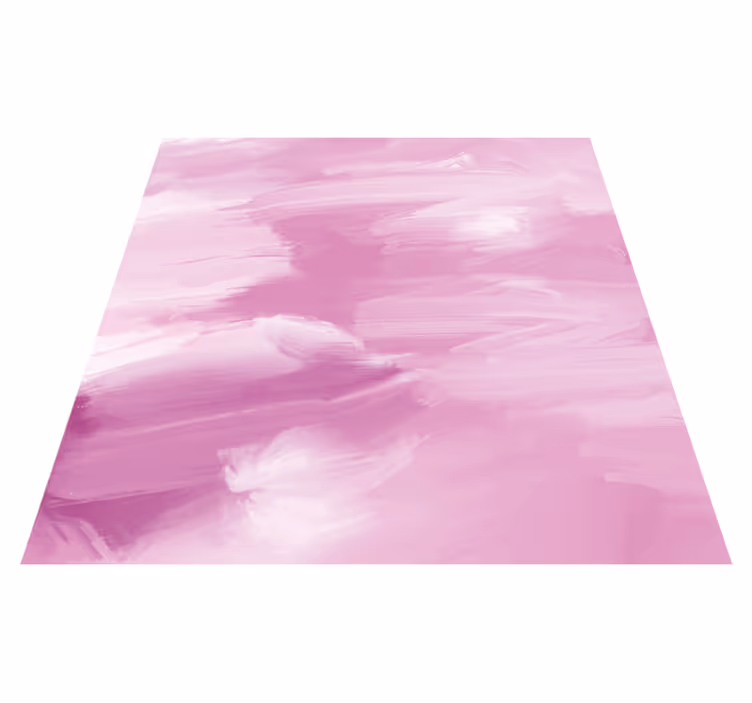 Kwadratowy dywan winylowy Pastelowy fioletowy obraz olejny - TenStickers