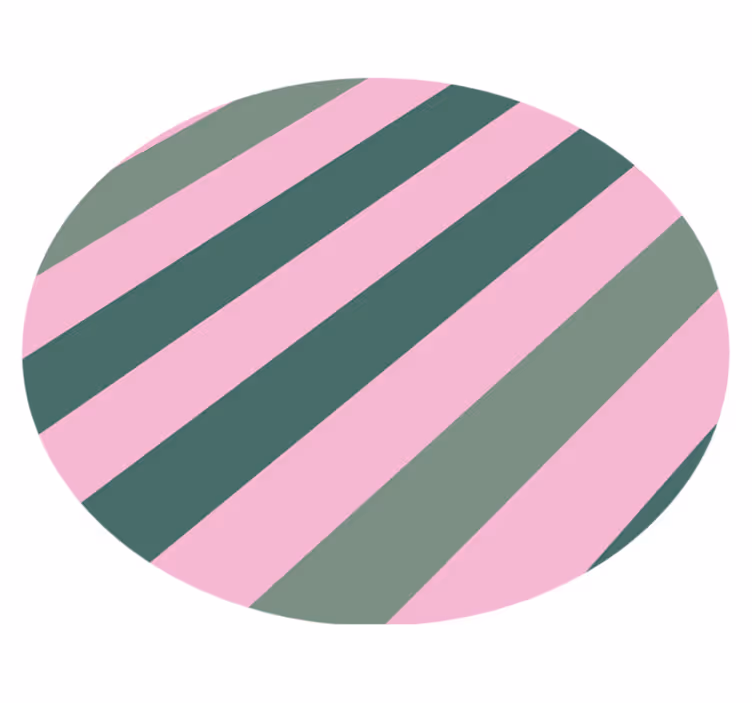 Dywan winylowy w paski jasny paskowy koncept - TenStickers