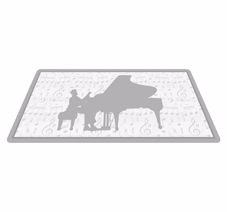 Dywan winylowy halloween scena występów muzycznych - TenStickers