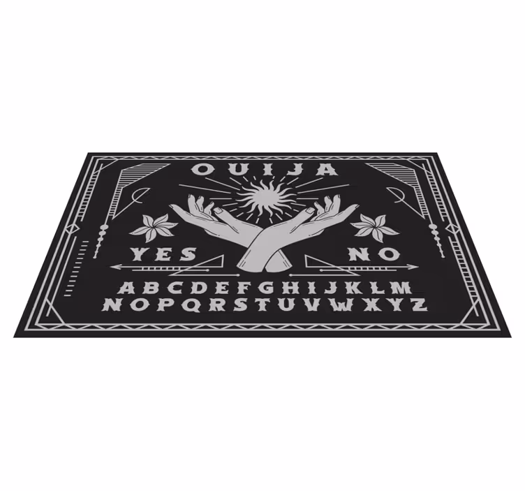 Dywan winylowy mapa świata projekt rąk ouija - TenStickers