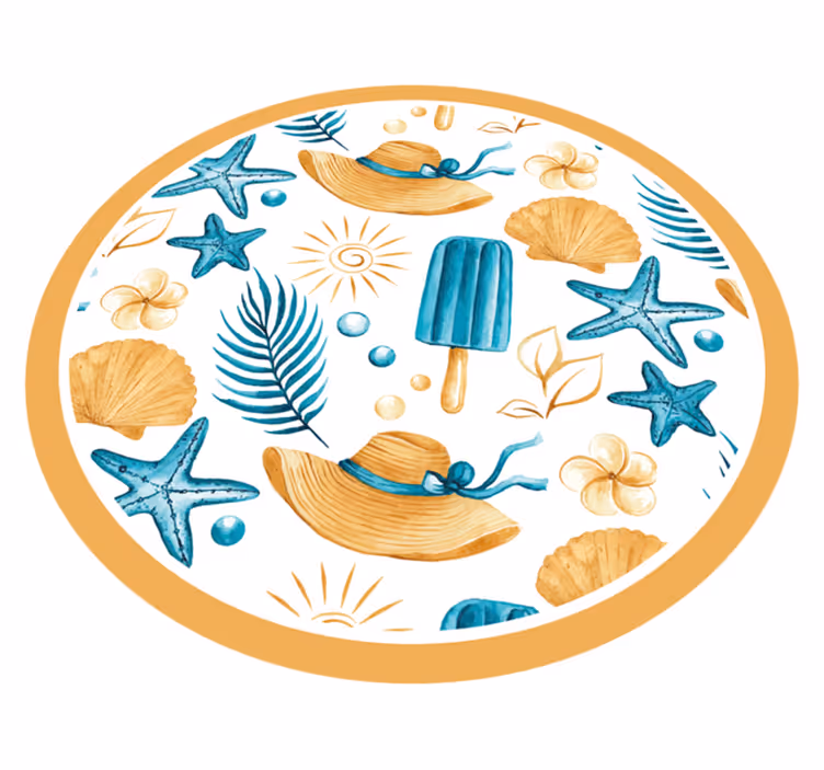 Dywan winylowy natura letnie, wakacyjne klimaty - TenStickers