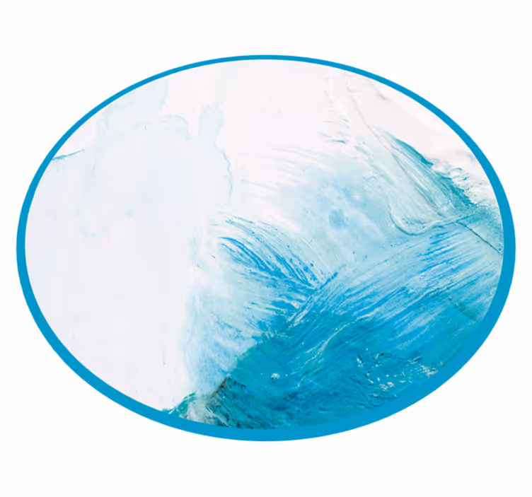Dywan winylowy natura odcienie wody oceanicznej - TenStickers