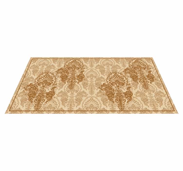 Dywan winylowy retro eleganckie wzory kwiatowe - TenStickers