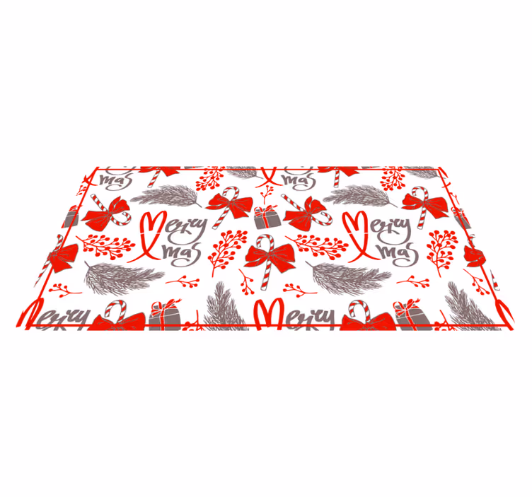 Dywan winylowy Boże Narodzenie Wesoły wzór bez szwu! - TenStickers