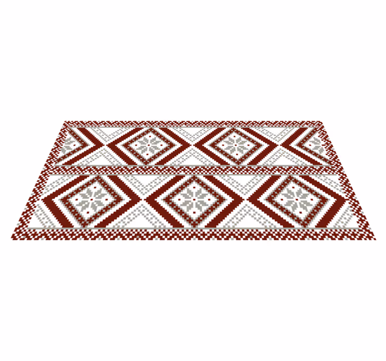 Dywan winylowy z mozaiką skomplikowane wzory geometryczne - TenStickers