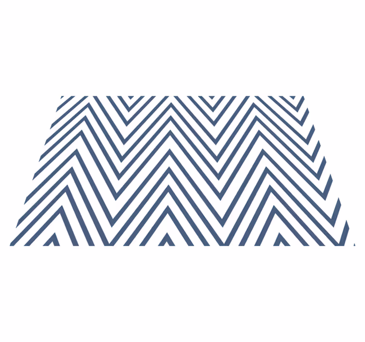 Dywan winylowy wzór geometryczny odważny motyw jodełki - TenStickers
