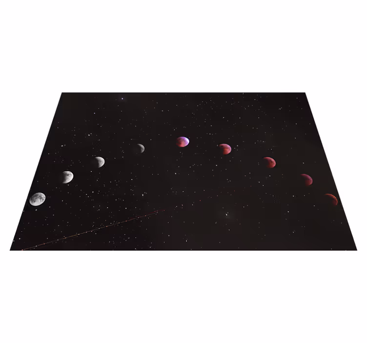 Dziecięcy dywan winylowy układ planetarny - TenStickers