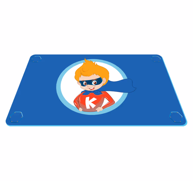 Dywan winylowy dla dzieci postać z kreskówki superbohatera - TenStickers