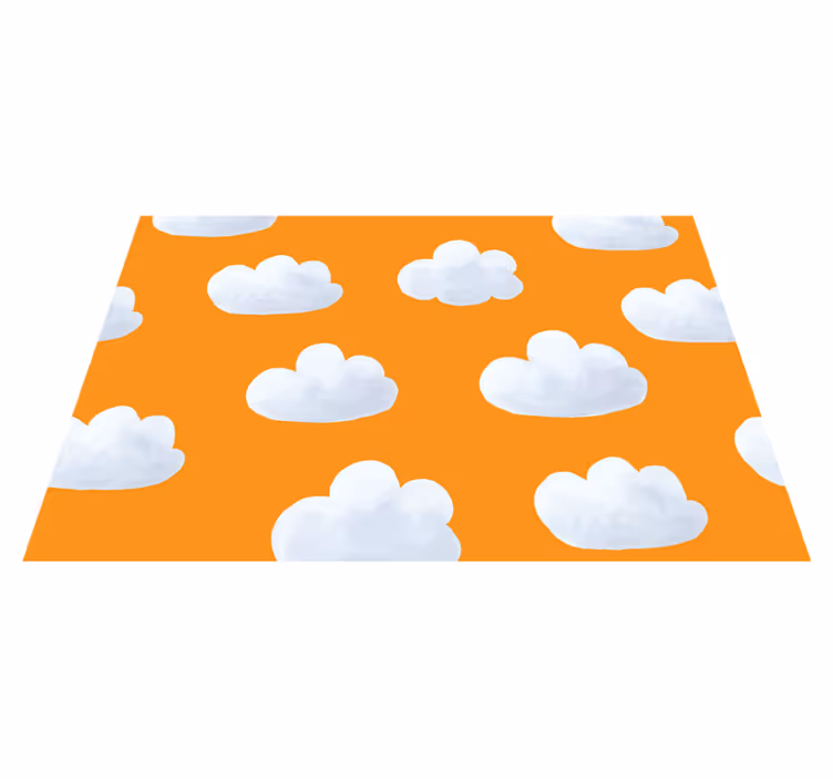 Dywan winylowy dla dziecka pochmurne niebo - TenStickers