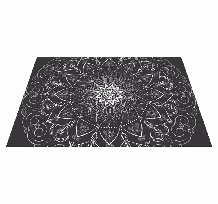 Dywan winylowy mandala symetria wzoru mandali - TenStickers