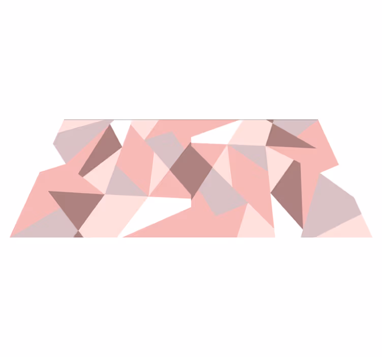 Dywan winylowy geometryczny wzór geometryczny wzór trójkąta - TenStickers