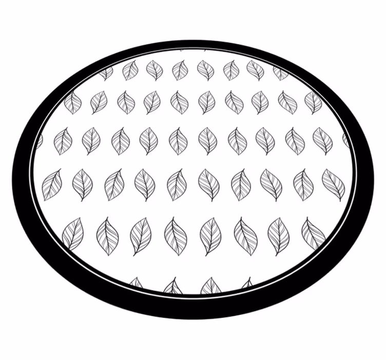 Dywan winylowy w kwiaty i rośliny zarys botaniczny - TenStickers