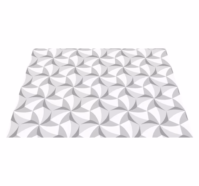 Dywan winylowy geometryczny wzór abstrakcyjny wzór wirowy - TenStickers