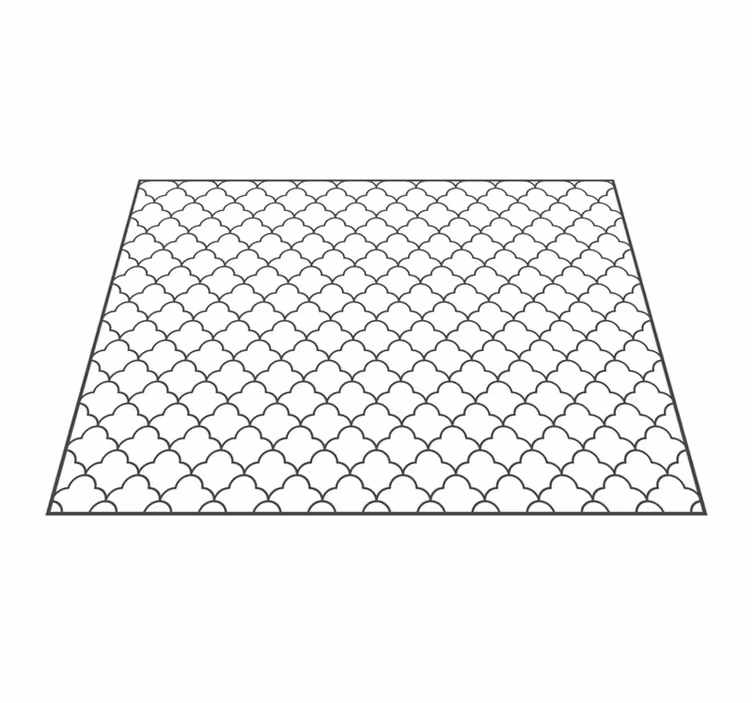 Dywan winylowy wzór geometryczny Geometryczny wzór marokański - TenStickers