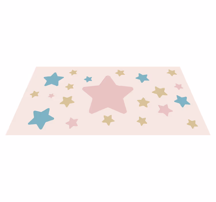 Dywan winylowy gwiazdki motyw niebiański - TenStickers