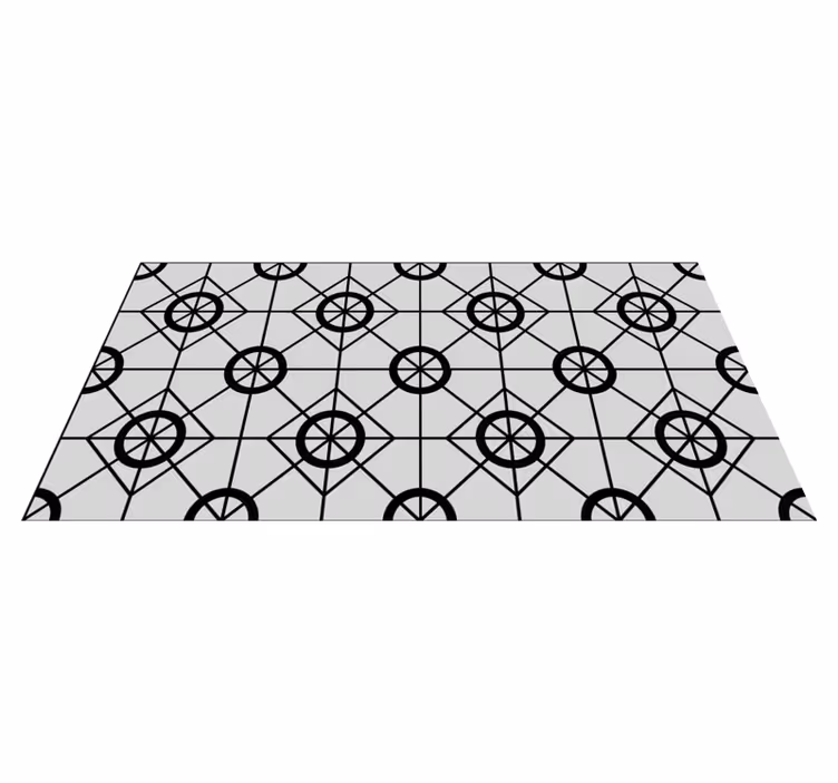 Dywan winylowy wzór geometryczny geometryczny wzór winylu - TenStickers