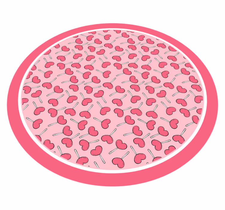 Dywan winylowy dla dzieci koło wiśniowej rozkoszy - TenStickers