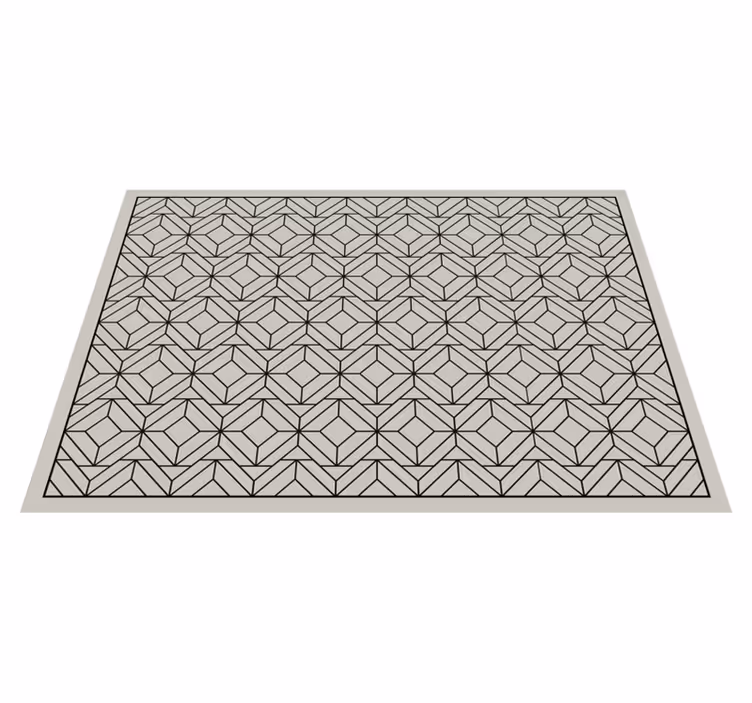 Dywan winylowy do łazienki geometryczna mata do kąpieli - TenStickers