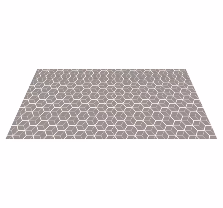 Dywan winylowy wzór geometryczny siatka geometryczna - TenStickers