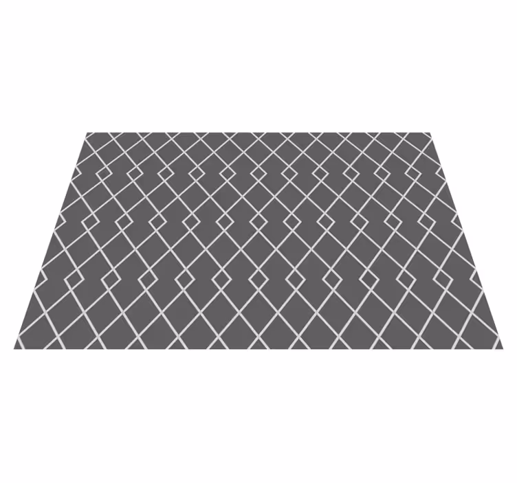 Dywan winylowy wzór geometryczny ułożenie diamentów - TenStickers