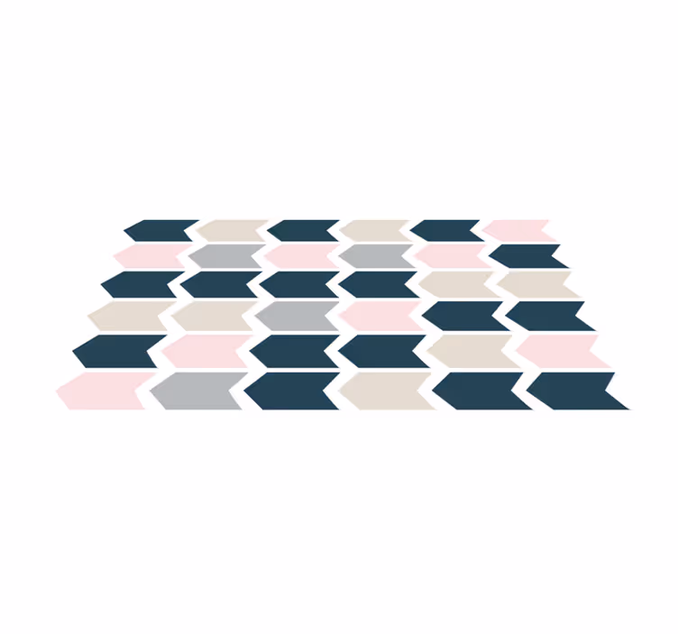 Dywan winylowy wzór geometryczny stylowy wzór geometryczny - TenStickers