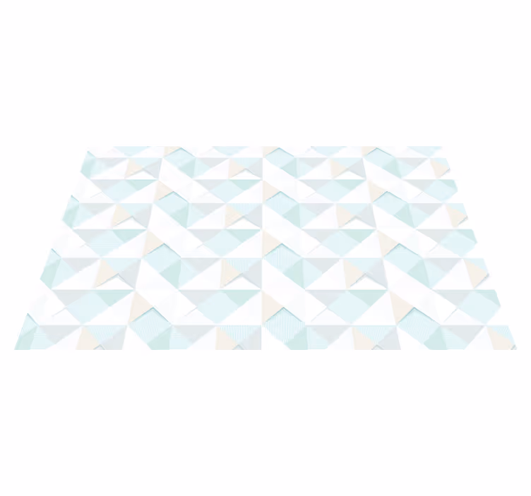 Dywan winylowy z geometrycznym wzorem - TenStickers