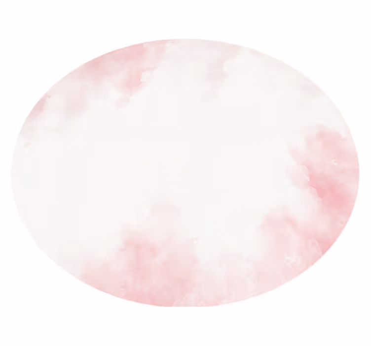 Minimalistyczny dywan winylowy w chmurowy wzór okrągły - TenStickers