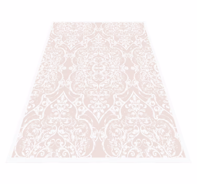 Dywan winylowy do salonu elegancki wzorzysty design - TenStickers
