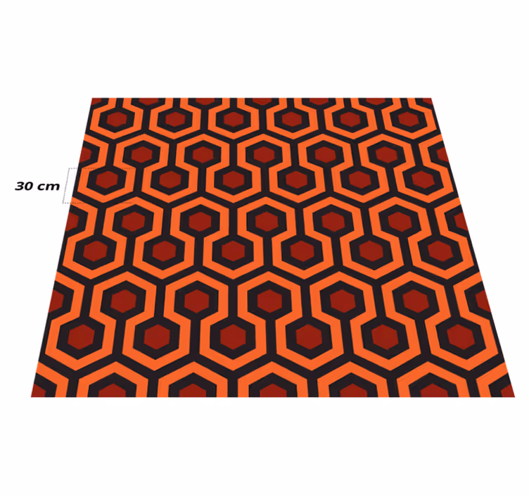 Dywan winylowy geometryczny wzór Lśniący korytarz - TenStickers