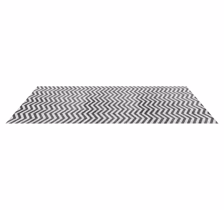 Dywan winylowy wzór geometryczny Wzór zygzakowaty - TenStickers