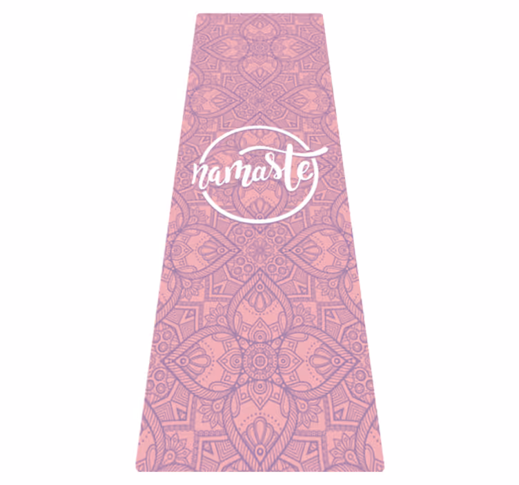 Dywan winylowy napisy namaste joga - TenStickers