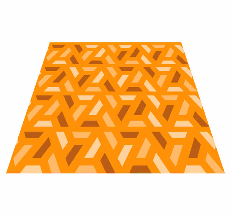 Dywan winylowy do dużego pokoju nowoczesny geometryczny - TenStickers