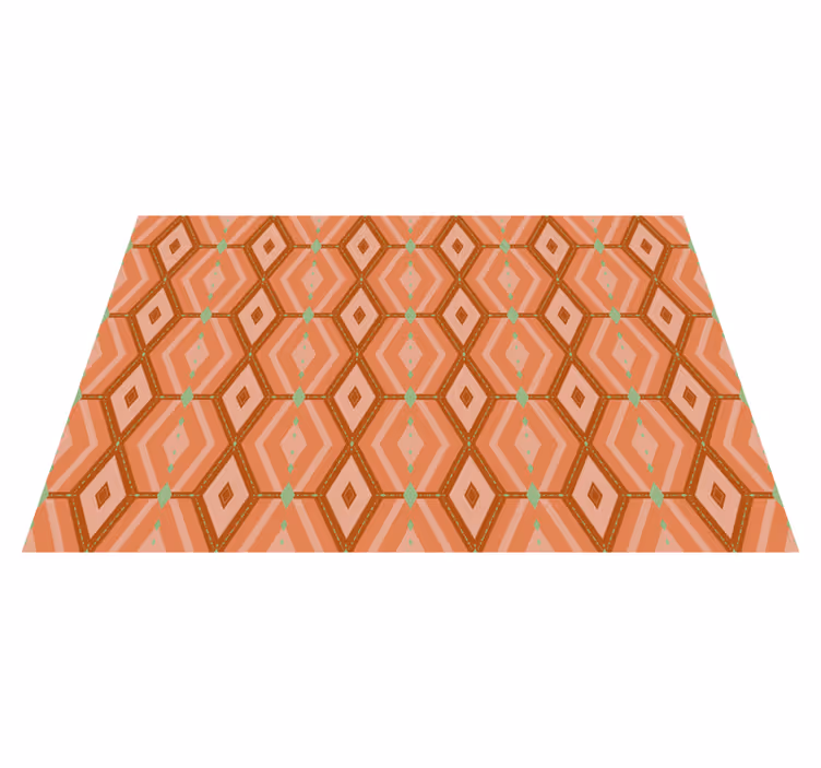 Dywan winylowy wzór geometryczny harmonia wzorów - TenStickers