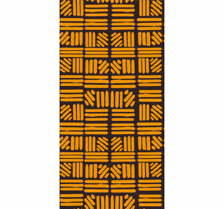 Tapeta do łazienki geometryczny wzór blokowy - TenStickers