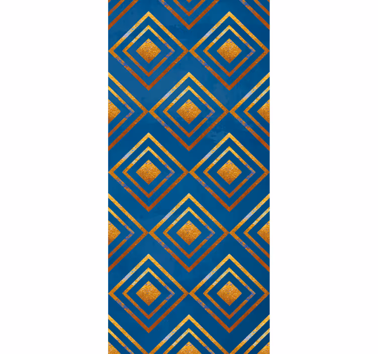 Tapeta geometrczyna diamenty i linie - TenStickers