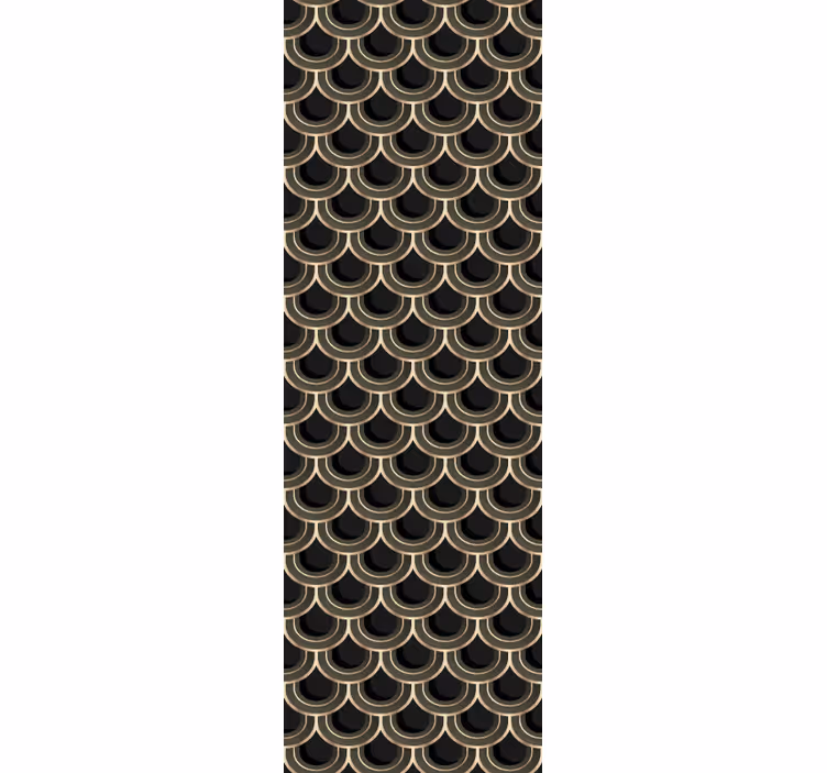 Tapeta ornament elegancki wzór muszli - TenStickers